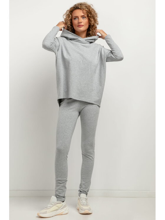 Tessita Tessita Spodnie dresowe T382 Szary Slim Leg