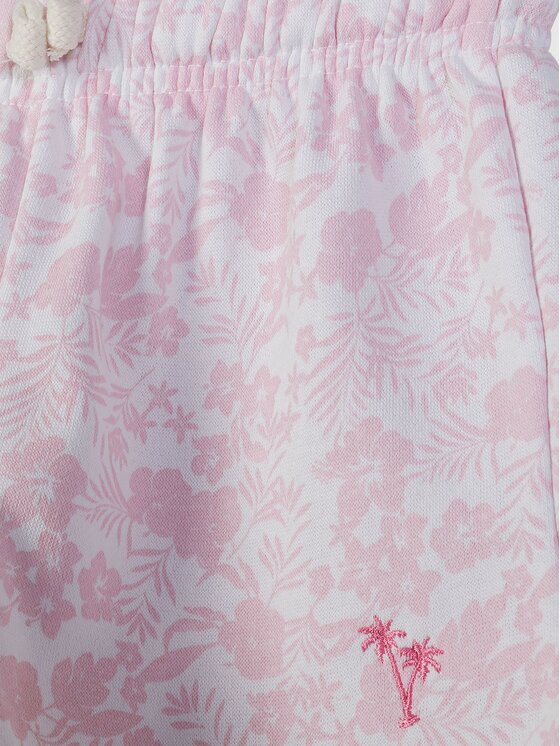 minoti minoti Szorty 30FLEECE174 Biały Regular Fit