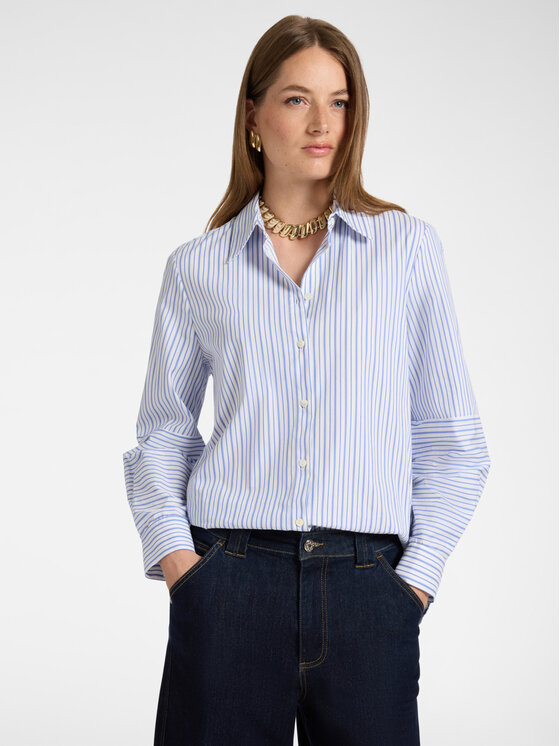 Elena Mirò Elena Mirò Koszula 5030P200402N002 Turkusowy Regular Fit
