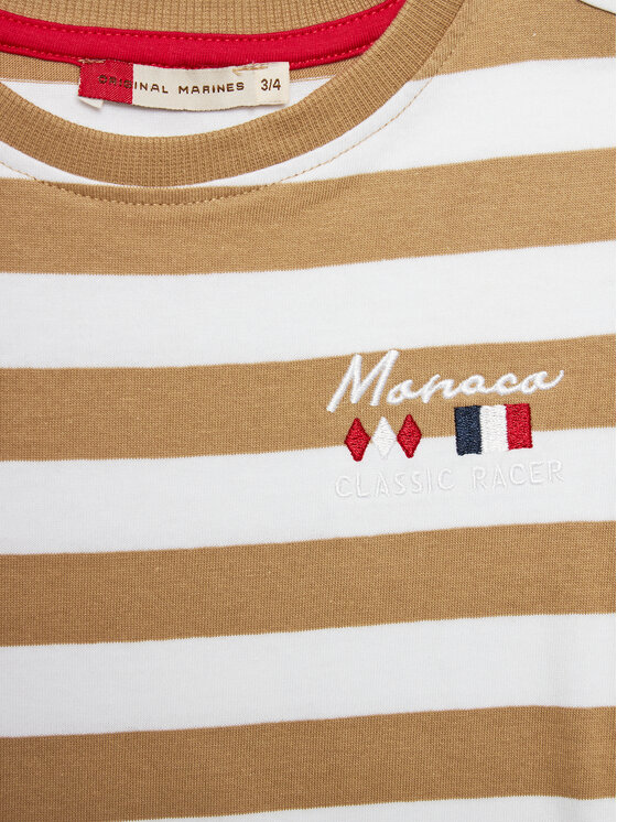 Original Marines Original Marines Marškinėliai DEP2105B Smėlio Regular Fit