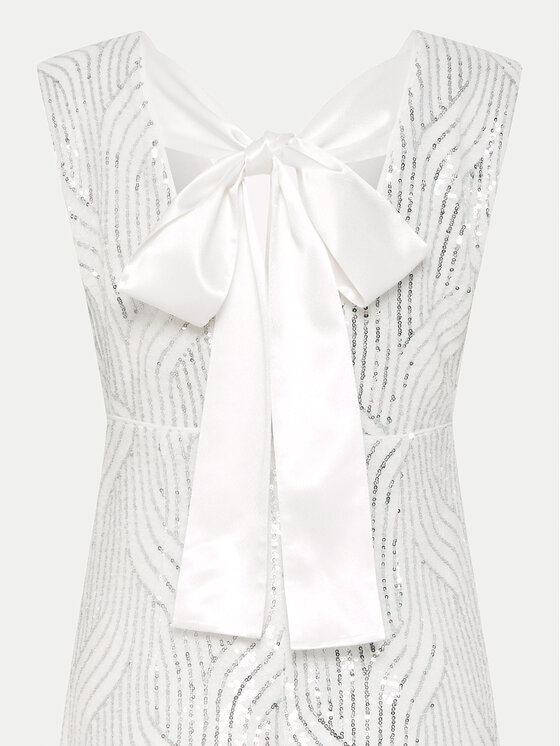 YAS YAS Abito da cocktail Olga 26036725 Argento Regular Fit