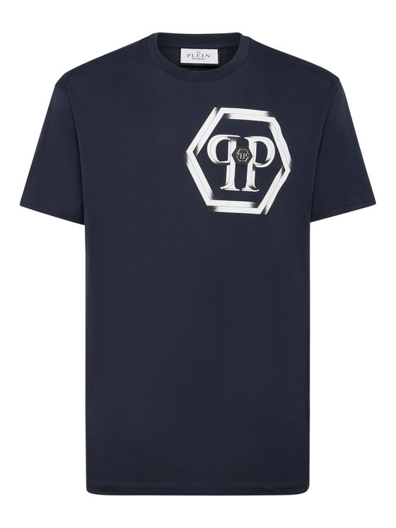 PHILIPP PLEIN PHILIPP PLEIN T-Shirt 24619 Světle modrá Regular Fit