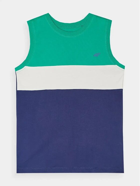 4F 4F Smanicato 4FJWSS24TSLEM038-41S Verde Regular Fit