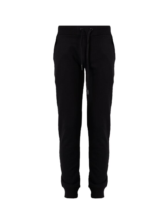 Iceberg Iceberg Kalhoty z materiálu B0106300 Černá Regular Fit