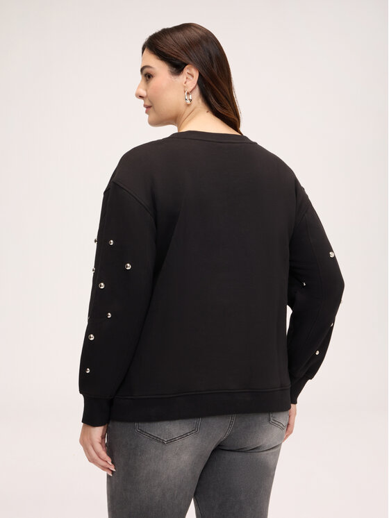 Fiorella Rubino Fiorella Rubino Felpa G80IL009570N033 Nero Over Fit