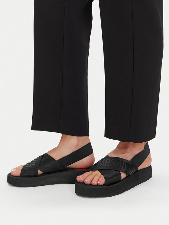 LOVE MOSCHINO LOVE MOSCHINO Sandale JA16214G0MIX4000 Negru