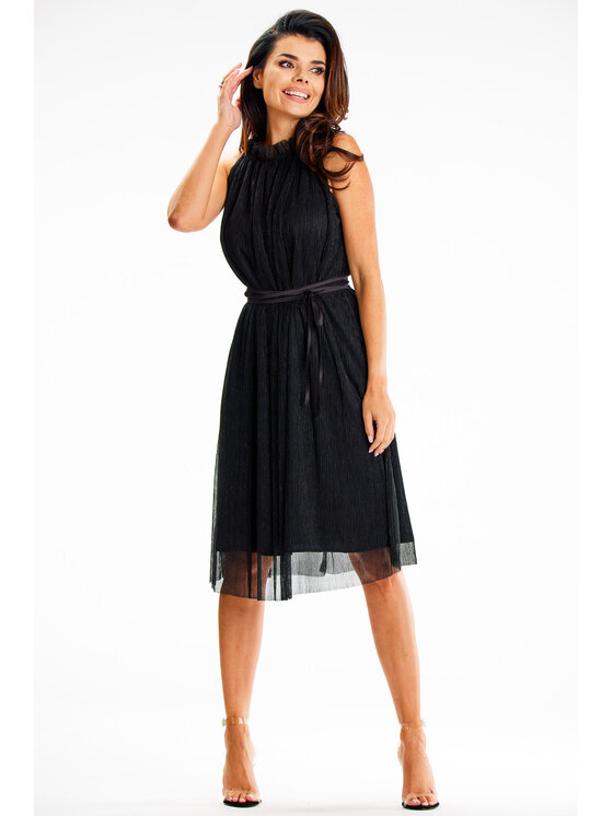 Awama Abito da sera A629 Nero Basic Fit