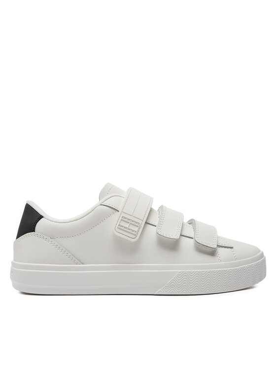 Tommy Jeans Snīkeri Cupsole Sneaker Velcro EN0EN02568 Balts