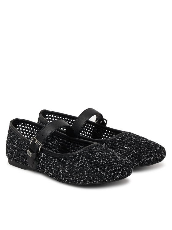 Tommy Jeans Tommy Jeans Balerini Tjw Knitted Ballerina EN0EN03030 Negru