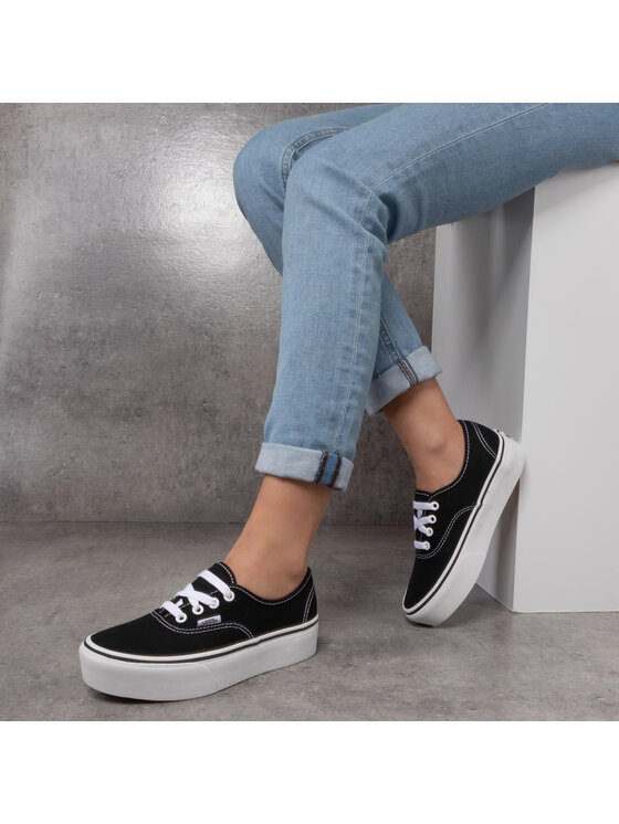 Vans Vans Tenis superge Authentic Platform VN0A3AV8BLK Črna