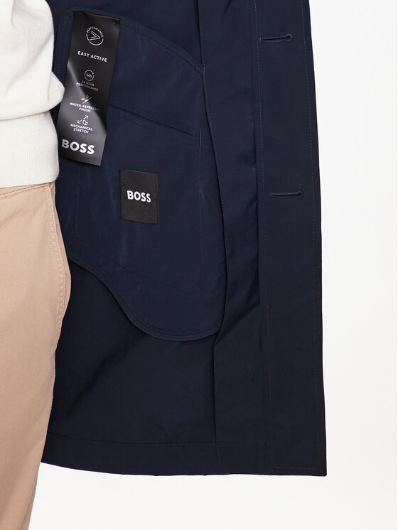 BOSS BOSS Prijelazni kaput 50488472 Tamnoplava Relaxed Fit