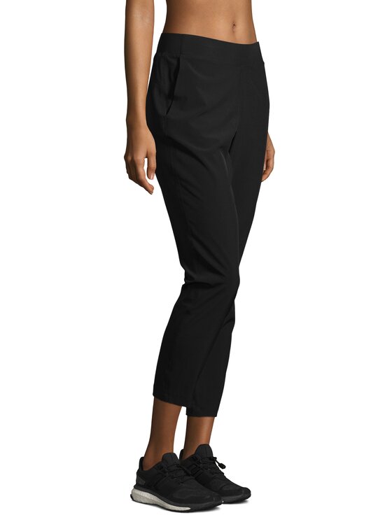 Casall Casall Spodnie damskie Slim Woven Pants Czarny Slim Fit