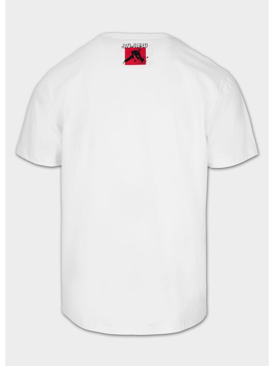 PITBULL PITBULL T-Shirt IN TECHNIQUE WE TRUST Biały Regular Fit