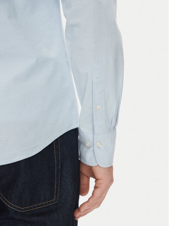 Gant Gant Cămașă Oxford 3230115 Albastru celest Slim Fit