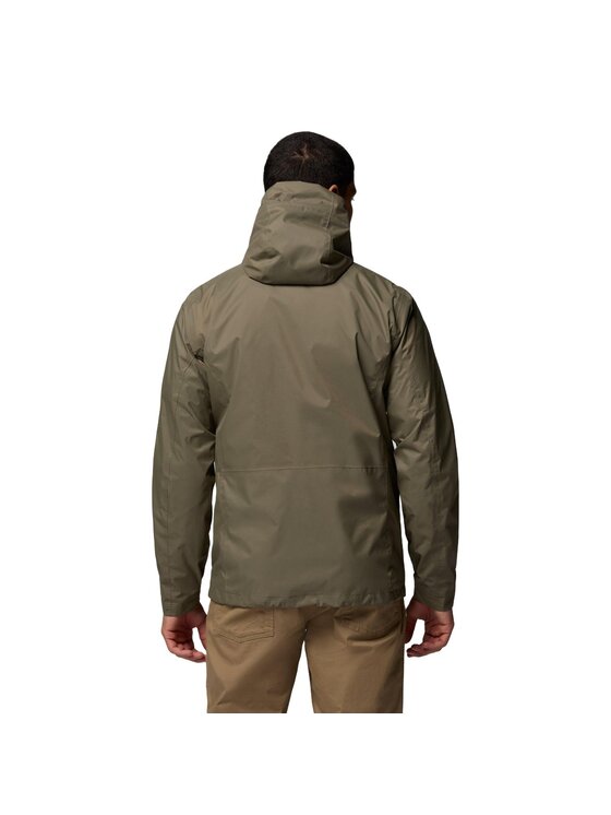 Columbia Columbia Kurtka przeciwdeszczowa Pouring Adventure III Jacket 2117171397 Zielony Regular Fit