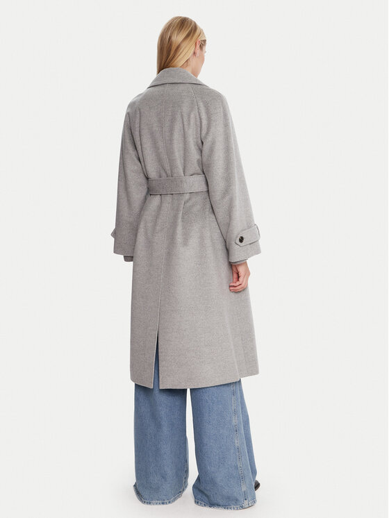 Marella Marella Μάλλινο παλτό Tenna 2523016071 Γκρι Regular Fit