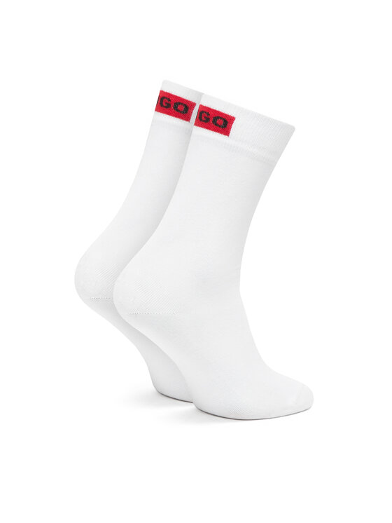 HUGO HUGO 2er-Set hohe Damensocken 50502046 Weiß