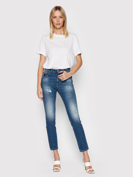 John Richmond John Richmond Jeans hlače Lana RWP22151JE Modra Slim Fit