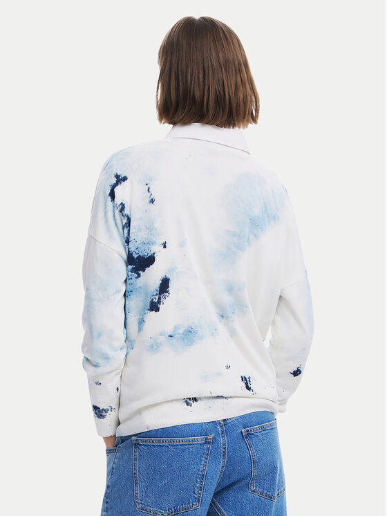Desigual Desigual Sweter 25SWJF33 Écru Regular Fit