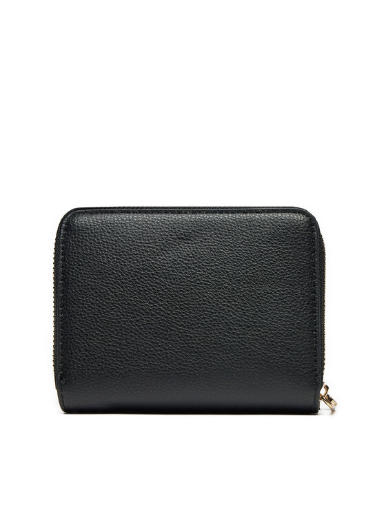 Tommy Hilfiger Tommy Hilfiger Portafoglio Th Soft Logotape Med Za AW0AW16917 Nero