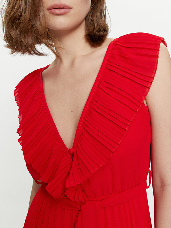 Dixie Dixie Rochie cocktail A319J043 Roșu Regular Fit