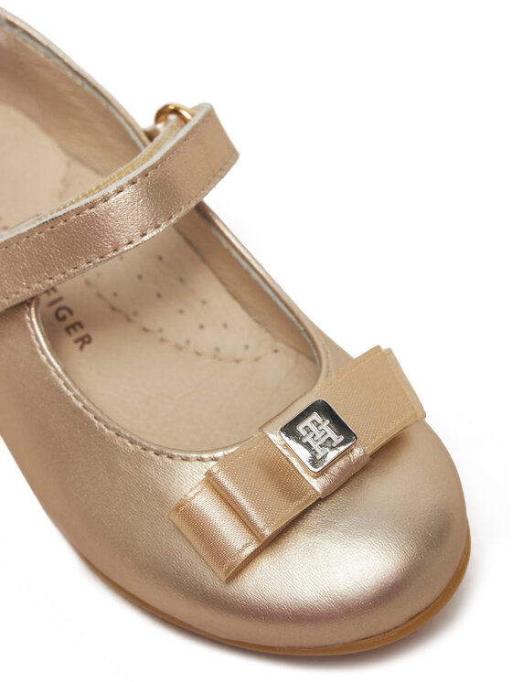 Tommy Hilfiger Tommy Hilfiger Baleriny Ballerina T1A3-33927-0220 S Złoty