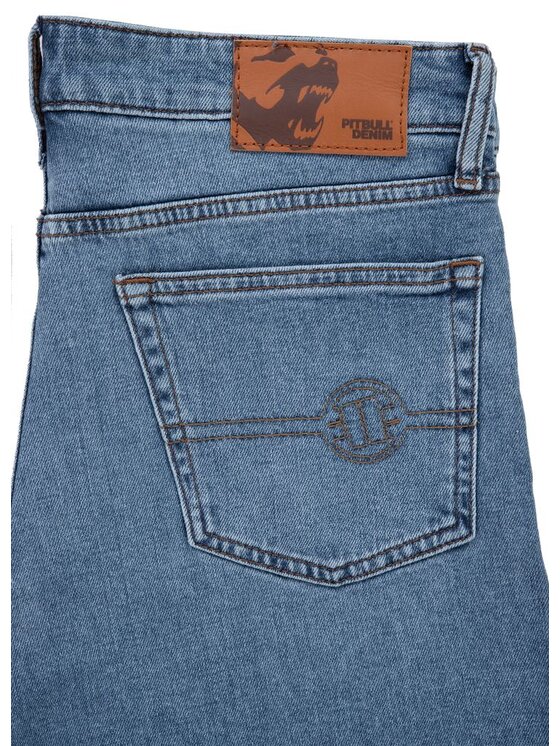 PITBULL PITBULL Szorty jeansowe Highlander Niebieski Regular Fit