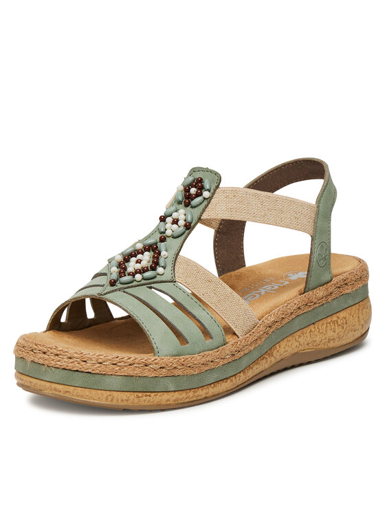 Rieker Rieker Sandalen V0920-52 Grün
