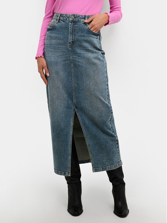Kaffe Kaffe Jeansrock Dana 10508123 Blau Regular Fit
