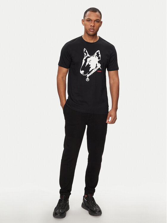 HUGO Hugo T-shirt Dammock 50504916 Crna Regular Fit