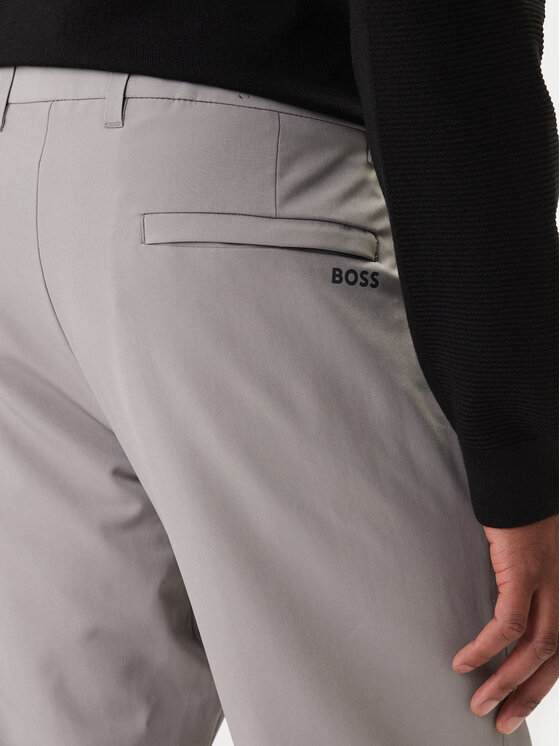 BOSS BOSS Штани з тканини T_Commuter 50534303 Бежевий Slim Fit