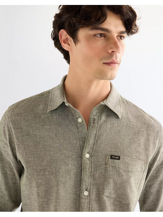 Wrangler Wrangler Koszula 1 PKT SHIRT Kolorowy Regular Fit