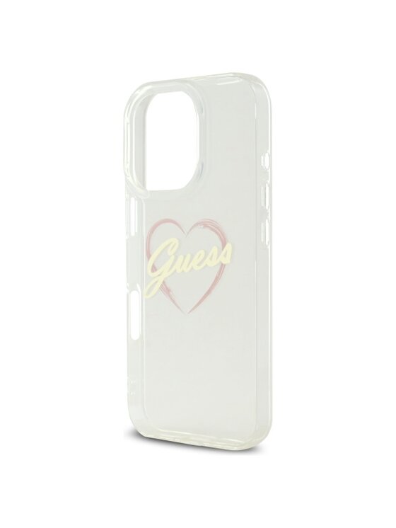Guess Guess Etui na telefon Apple iPhone 16 Pro Max Przezroczysty