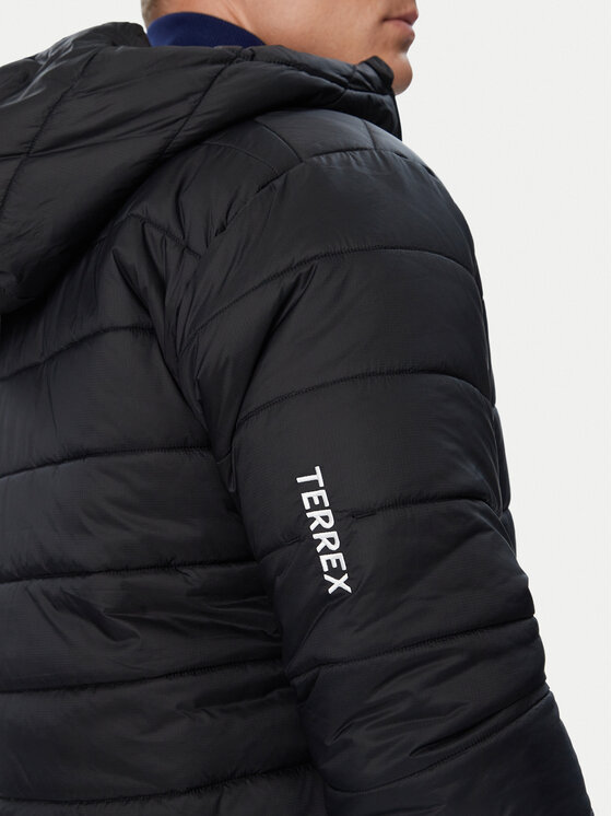 adidas adidas Outdoor яке Terrex Multi Essentials Climawarm Insulated Hooded Jacket KX4221 Черен Regular Fit