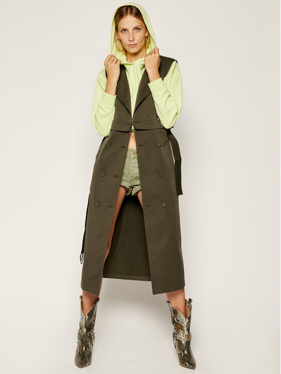 Trench Osteria 70240120 Verde Regular Fit