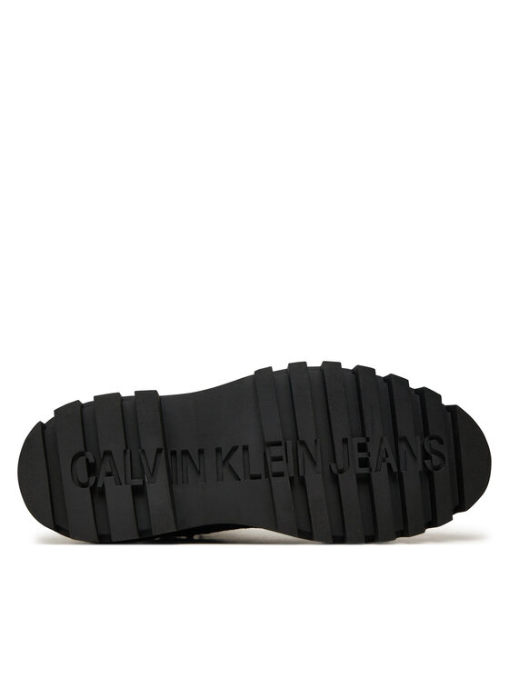 Calvin Klein Jeans Calvin Klein Jeans Holínky Flatform Rainboot Low Mg R YW0YW01560 Černá