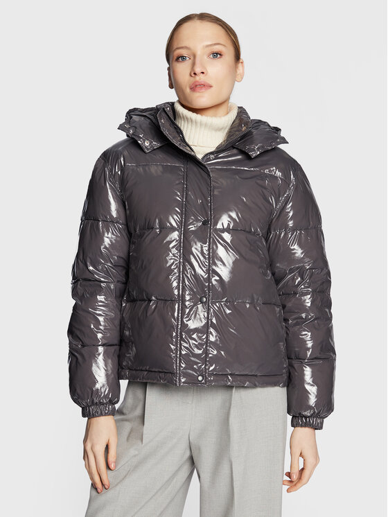Samsøe Samsøe Samsøe Samsøe Zimní bunda Pearl F22300023 Šedá Relaxed Fit