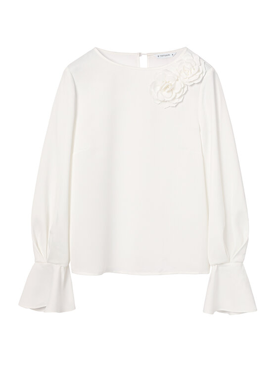 TATUUM Tatuum Bluzka AURELIS Écru Classic Fit