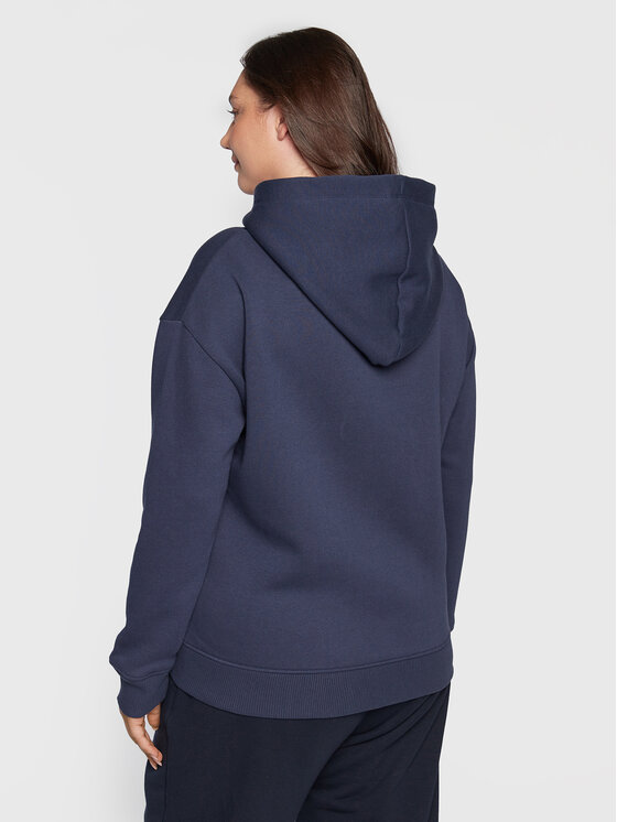 Felpa Essential Logo DW0DW12995 Blu scuro Relaxed