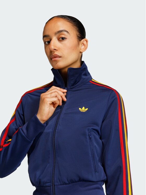 adidas adidas Bluza FIREBIRD CLASSIC Błękitny Regular Fit