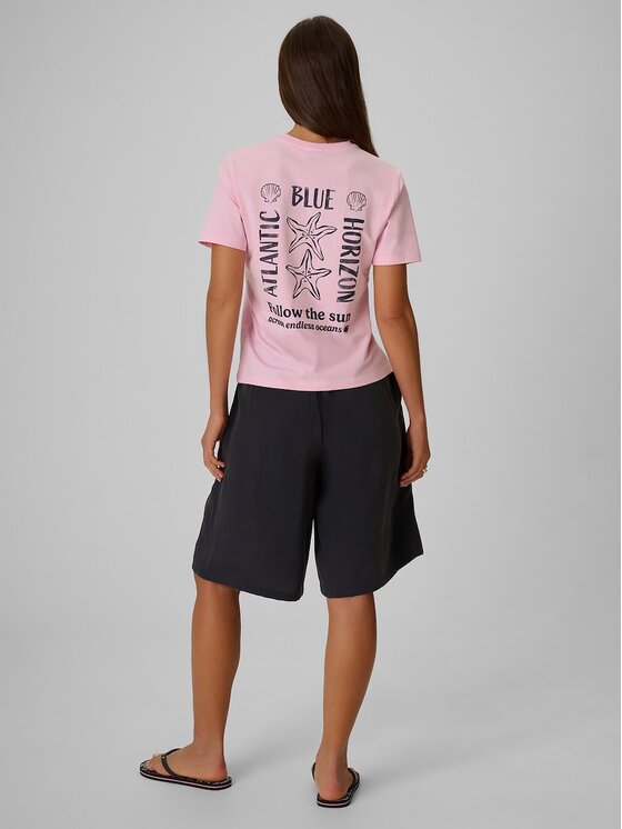 4F 4F Szorty materiałowe OCEANS KEEPERS Czarny Loose Fit