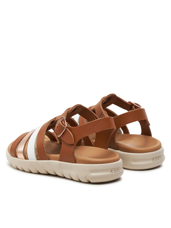 Geox Geox Sandale J Sandal Soleima Gir J35GSB 043CF C6A7F M Smeđa