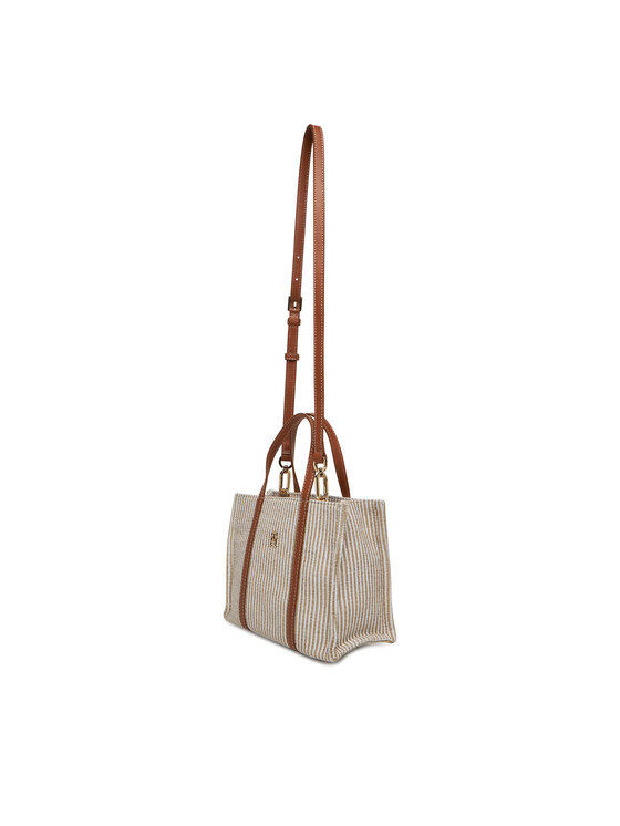 Tommy Hilfiger Tommy Hilfiger Τσάντα Th Premium Beach Le Mini Tote AW0AW17208 Μπεζ