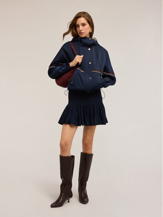 Motivi Motivi Spódnica mini 1665W000685N034 Niebieski Flare Fit
