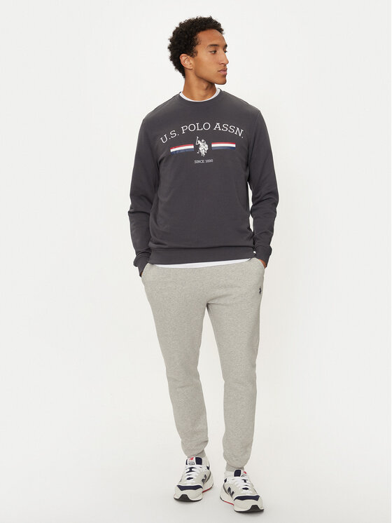 U.S. Polo Assn. U.S. Polo Assn. Bluza MUP1660 Szary Regular Fit