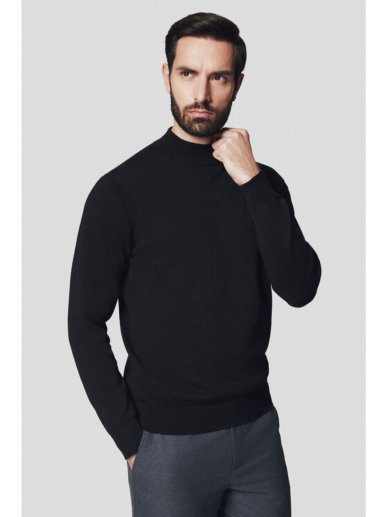 Sweter Lancerto, Rozmiar XL, Czarny, Svein SW073224000075