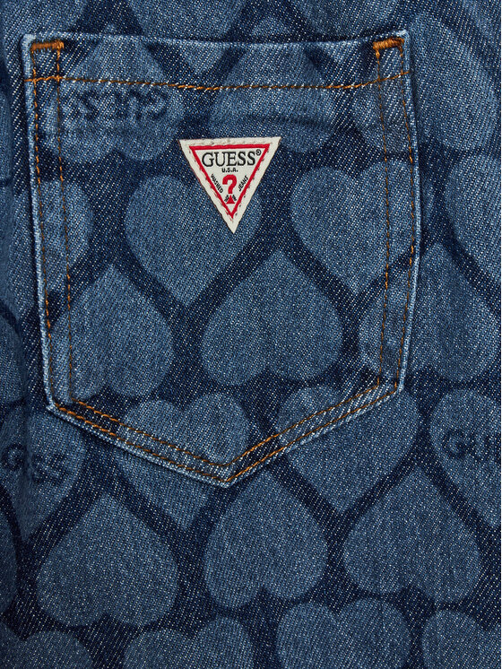 Guess Guess Blugi J4YA13 D4WF0 Albastru Relaxed Fit