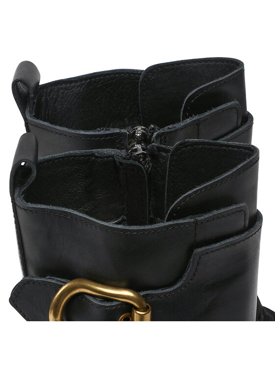 GINO ROSSI Gino Rossi Trapery 222FW105 Czarny