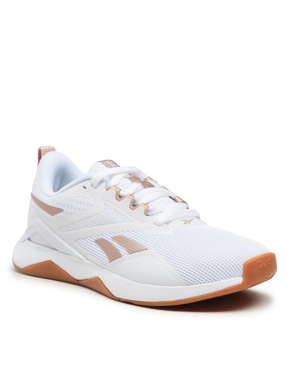 Reebok Buty na si??owni?? Nanoflex TR V2 FZ6035 Bia??y | Modivo.pl