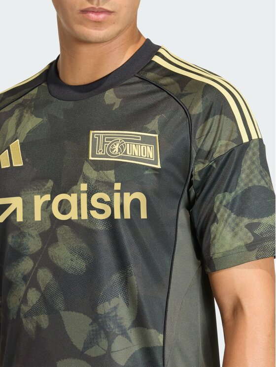 adidas adidas Koszulka techniczna 1. FC Union Berlin 25/26 Away Jersey Zielony Slim Fit